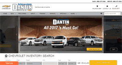 Desktop Screenshot of dantinchevrolet.com